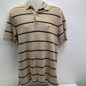 Tommy Hilfiger Mens Striped Polo Size Medium (Preowned)